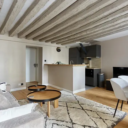 公寓 Air-conditioned & Bright In Marais 巴黎