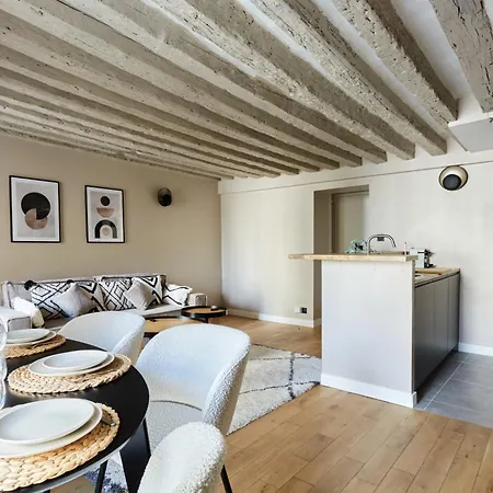 Air-conditioned & Bright In Marais 巴黎